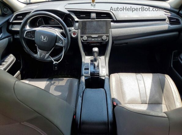 JHMFC1F85JX007960 2018 HONDA CIVIC Серый Вид щитка приборов
