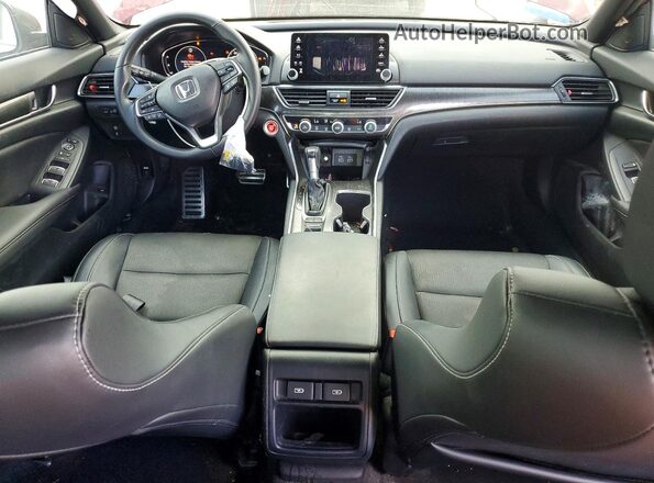 1HGCV1F30NA000265 2022 HONDA ACCORD Red Vista del cuadro de instrumentos