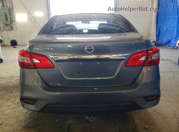 3N1AB7AP9HY382908 2017 NISSAN SENTRA Gray Вид салону спереду