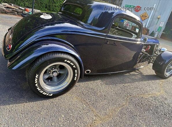 MA33581 1933 FORD ROADSTER Black Widok z przodu