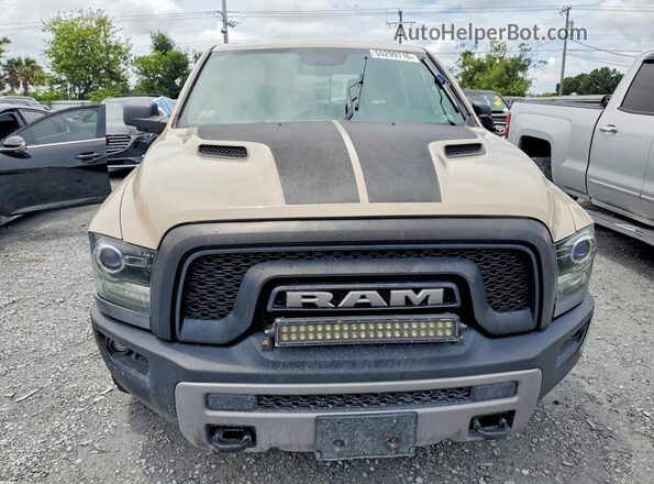 1C6RR7YT9HS611883 2017 RAM 1500 Желто-коричневый Вид сзади