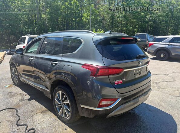 5NMS3CAD2KH040165 2019 HYUNDAI SANTA Gray Delantero derecho
