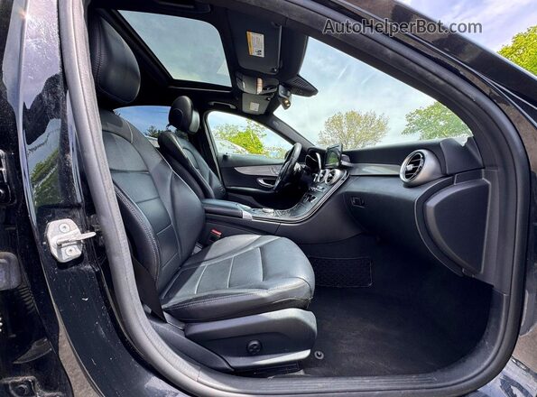 55SWF8EB0KU315837 2019 MERCEDES-BENZ C Черный Вид спереди