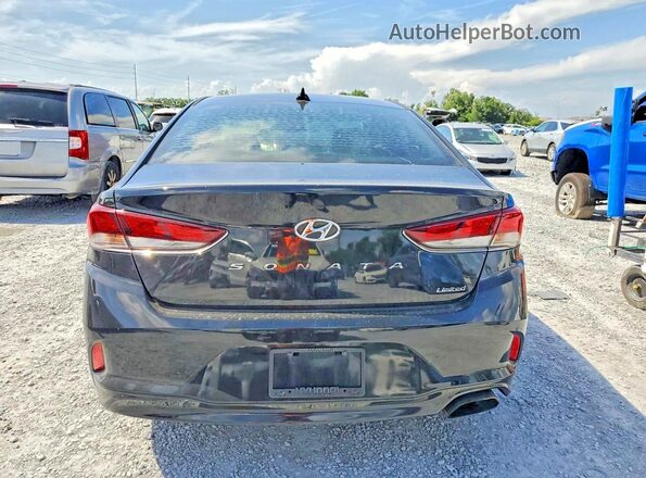 5NPE34AF8JH604682 2018 HYUNDAI SONATA Black 