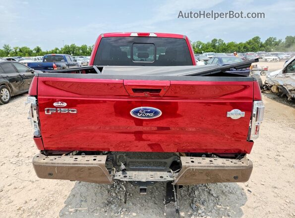 1FTEW1EG1GFA77614 2016 FORD F150 Red Front interior view