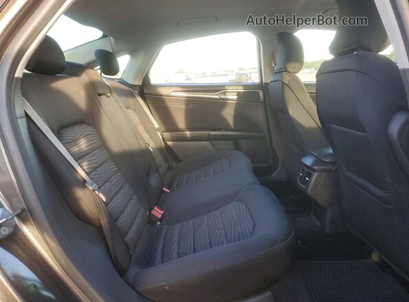 3FA6P0H79GR207333 2016 FORD FUSION Gray Widok wnętrza z tyłu