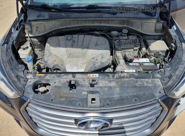 KM8SM4HF2KU305259 2019 HYUNDAI SANTA FE Синий Вид наклейки с VIN-кодом
