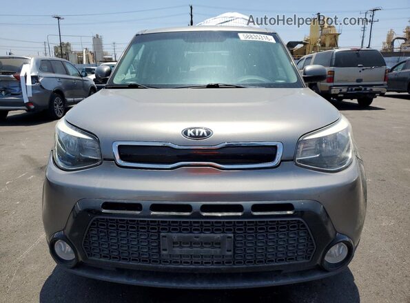 KNDJP3A58G7335990 2016 KIA SOUL Gray Rear view