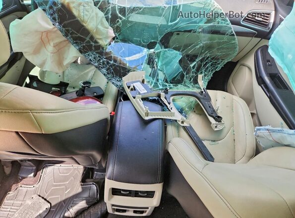 2FMPK3K97GBB93872 2016 FORD EDGE Красный Вид щитка приборов