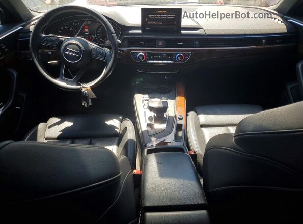 WAULMAF48JA145667 2018 AUDI A4 Gray Widok zestawu wskaźników
