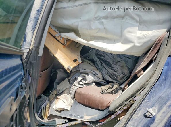 5YJ3E1EA2KF431739 2019 TESLA MODEL 3 Blue Widok wnętrza z tyłu