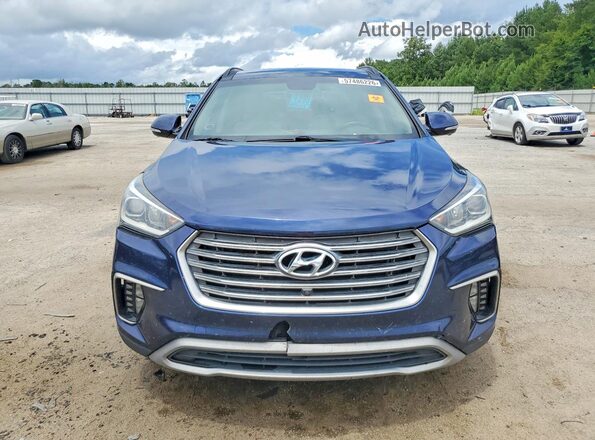 KM8SR4HF9HU243529 2017 HYUNDAI SANTA Blue 