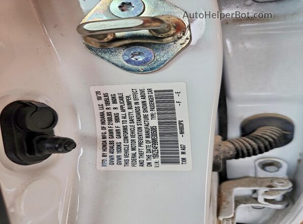 19XZE4F99ME005085 2021 HONDA INSIGHT White 