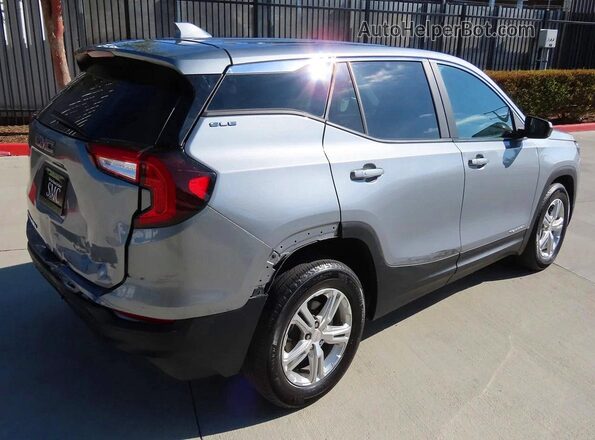 3GKALMEG1RL376073 2024 GMC TERRAIN Silver Front right