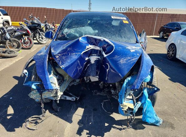7SAYGDEF4NF407088 2022 TESLA MODEL Blue Հետևի տեսք