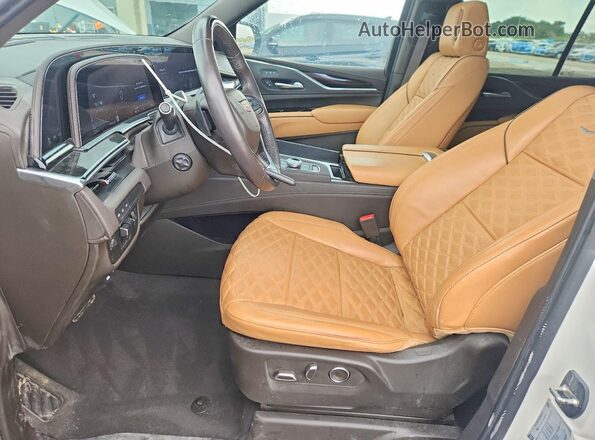 1GYS3FKLXPR495589 2023 CADILLAC ESCALADE White Вид панелі приладів