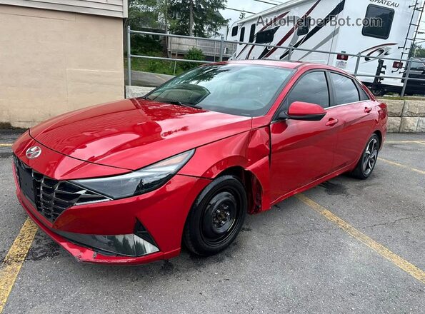 5NPLP4AG3PH103146 2023 HYUNDAI ELANTRA Red Tył lewy