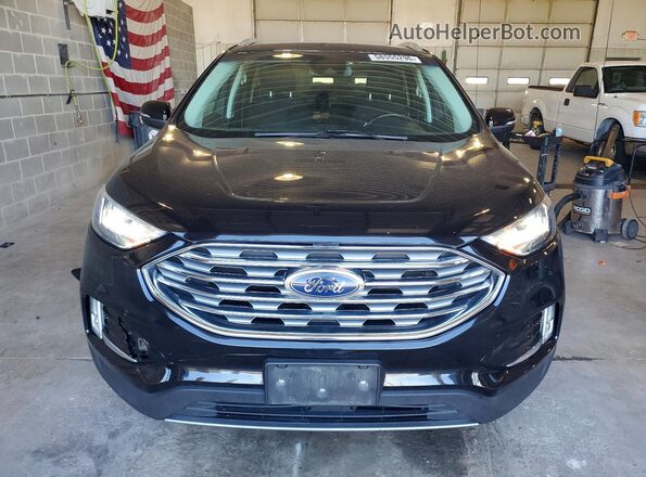 2FMPK4J90KBC09426 2019 FORD EDGE Black Widok z tyłu