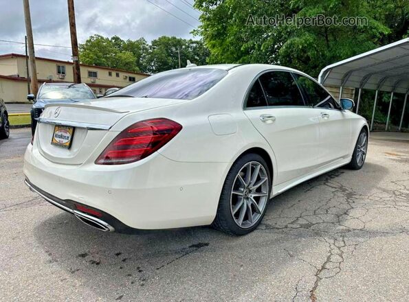 WDDUG6GB8JA367334 2018 MERCEDES-BENZ S White 