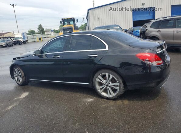 55SWF4JB4HU222472 2017 MERCEDES-BENZ C-CLASS Black Задня права чверть