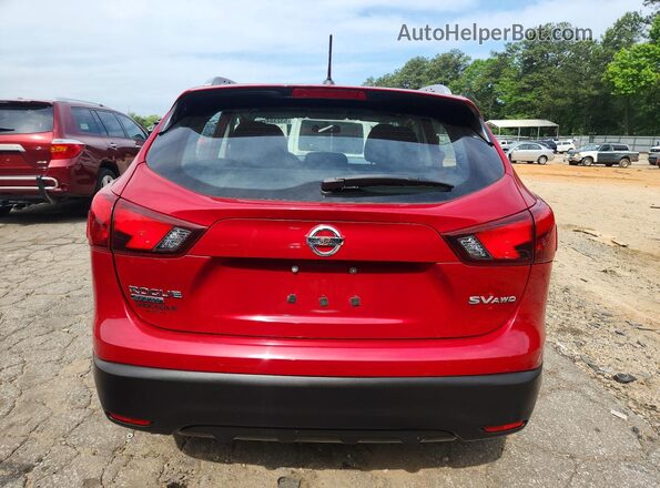 JN1BJ1CR7HW121559 2017 NISSAN ROGUE Red წინა სალონის ხედი