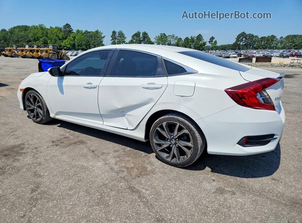2HGFC2F83MH559619 2021 HONDA CIVIC Белый Задняя правая четверть