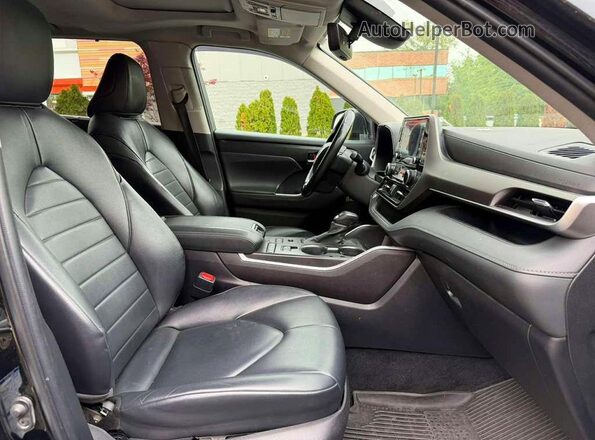 5TDGZRBH5NS591314 2022 TOYOTA HIGHLANDER Black 