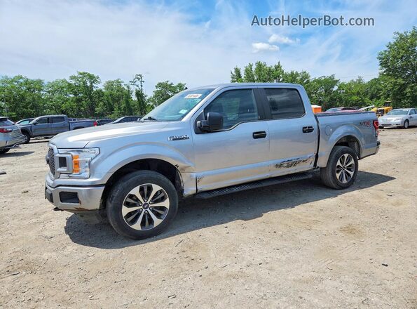 1FTEW1EP5LFA53410 2020 FORD F150 Silver Задня ліва чверть