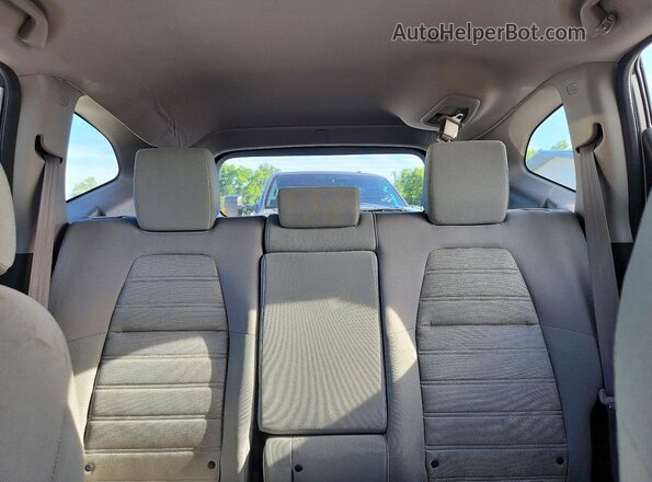 2HKRW6H3XJH201321 2018 HONDA CR-V Серебряный Вид задней части салона