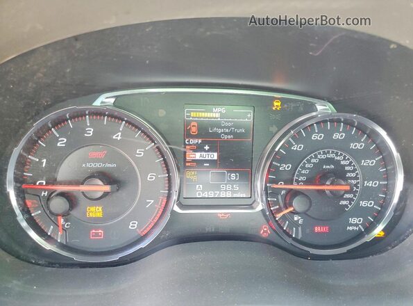 JF1VA2T6XJ9836383 2018 SUBARU WRX Серебряный 