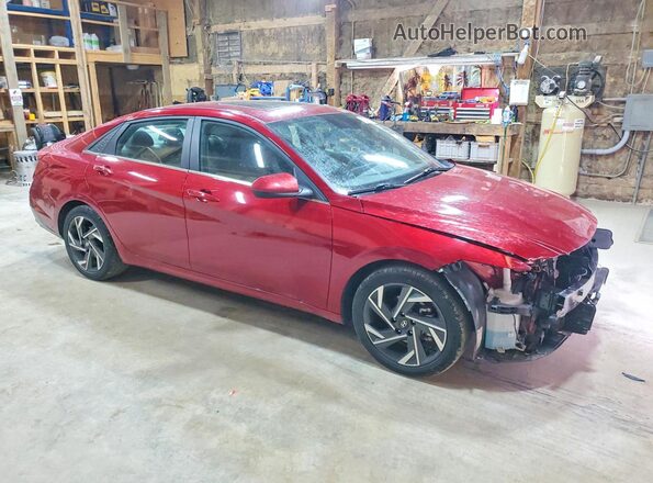 KMHLS4DG9SU926328 2025 HYUNDAI ELANTRA Red 