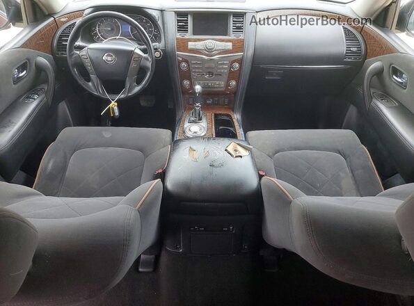 JN8AY2ND2J9053109 2018 NISSAN ARMADA Brown Սարքավորումների վահանակի տեսք