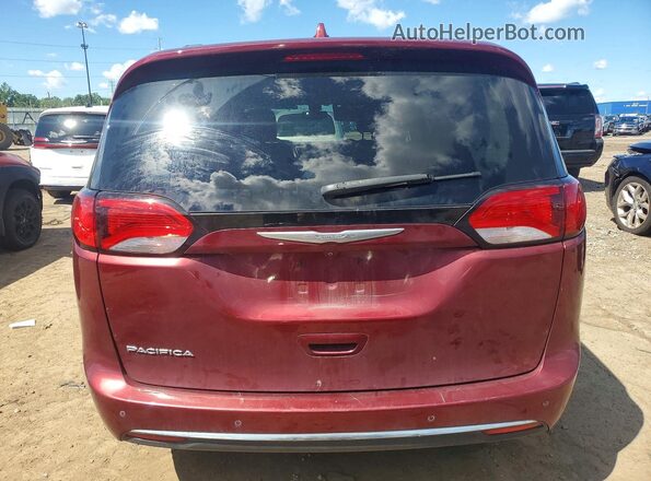 2C4RC1EG2JR103048 2018 CHRYSLER PACIFICA Maroon Vista interior delantera