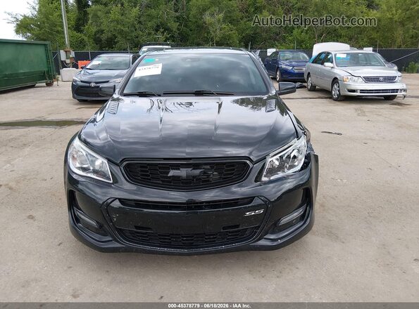 6G3F15RW5HL300951 2017 CHEVROLET SS Black Widok wnętrza z tyłu