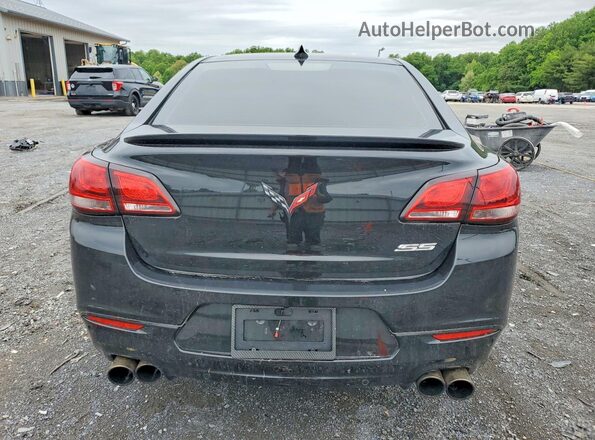 6G3F15RW6GL223375 2016 CHEVROLET SS Black უკანა ხედი