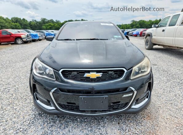 6G3F15RW6GL223375 2016 CHEVROLET SS Black წინა ხედი
