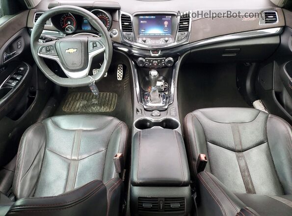 6G3F15RW6GL223375 2016 CHEVROLET SS Black წინა პანელის ხედი