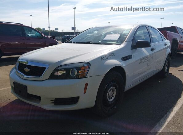 6G3NS5R34GL222191 2016 CHEVROLET CAPRICE White Vista tres cuartos delantera izquierda