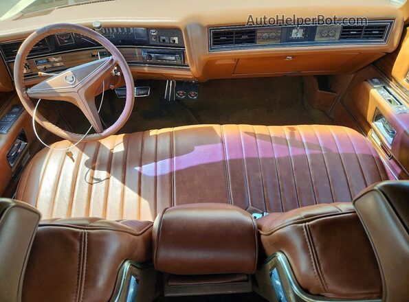 6L67S3Q406340 1973 CADILLAC ELDORADO Кремовый Вид панели приборов