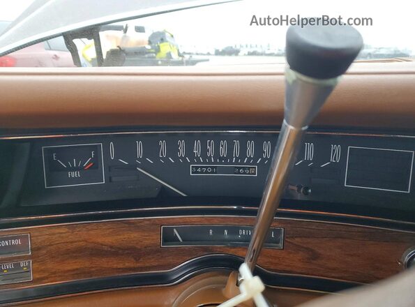 6L67S3Q446477 1973 CADILLAC ELDORADO Brown Instrument cluster view