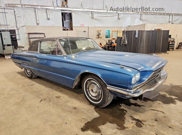 6Y87Z100940 1966 FORD THUNDRBIRD Blue წინა მარჯვენა