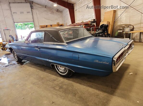 6Y87Z100940 1966 FORD THUNDRBIRD Blue უკანა მარცხენა
