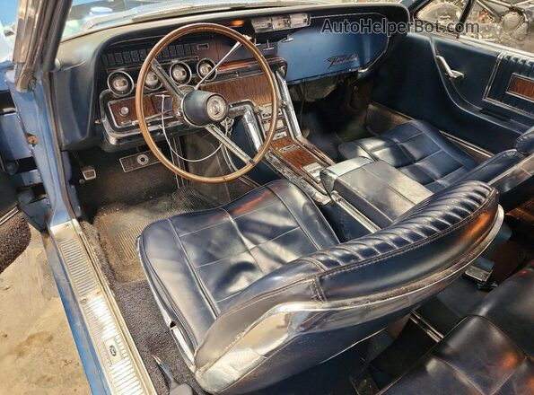 6Y87Z100940 1966 FORD THUNDRBIRD Blue წინა პანელის ხედი