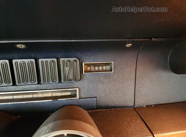 6Y87Z100940 1966 FORD THUNDRBIRD Blue ხელსაწყოთა პანელის ხედი