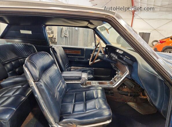 6Y87Z100940 1966 FORD THUNDRBIRD Blue უკანა სავარძლების ხედი