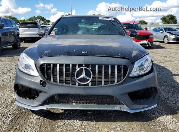 55SWF4JB3HU232572 2017 MERCEDES-BENZ C Gray 