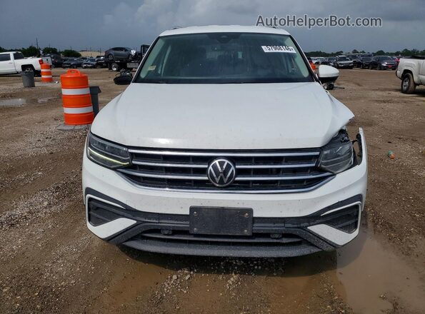 3VV3B7AXXNM122687 2022 VOLKSWAGEN TIGUAN White Вид ззаду