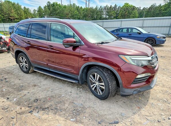 5FNYF5H58JB011426 2018 HONDA PILOT Maroon Vista frontal