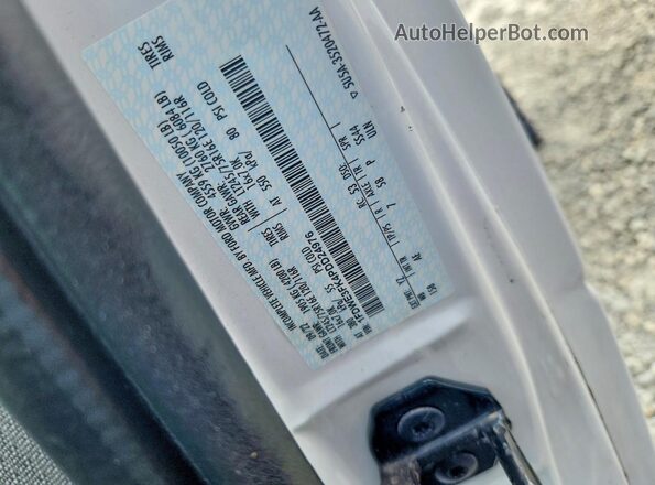 1FDWE3FK4PDD24976 2023 FORD ECONOLINE Белый Вид наклейки с VIN-кодом