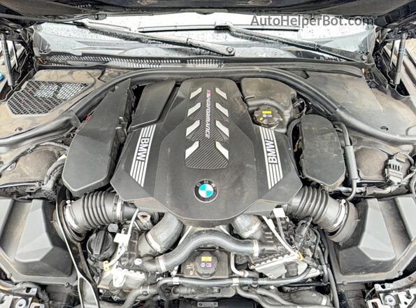 WBAFY4C55KBJ98967 2019 BMW M8 Blue Առջևի վահանակի տեսք
